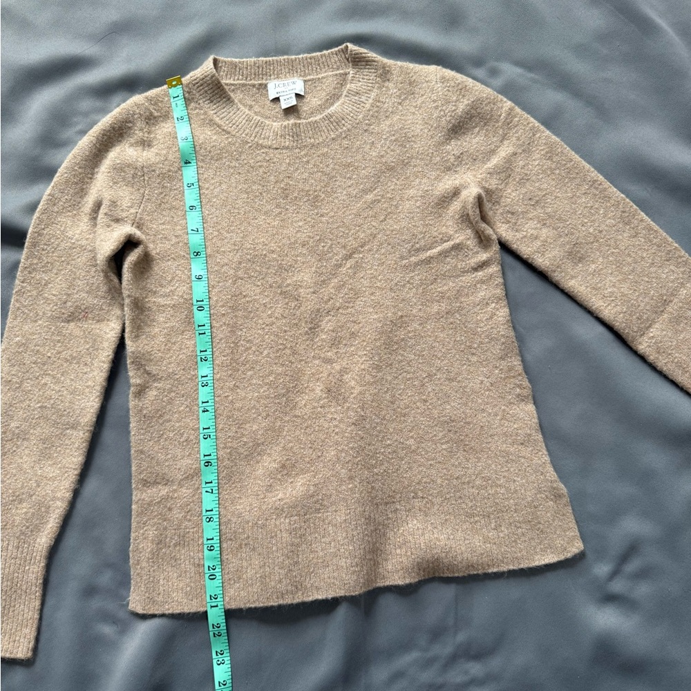 J. Crew Women's Classic Camel Crew Neck Sweater - Picture 5 of 5